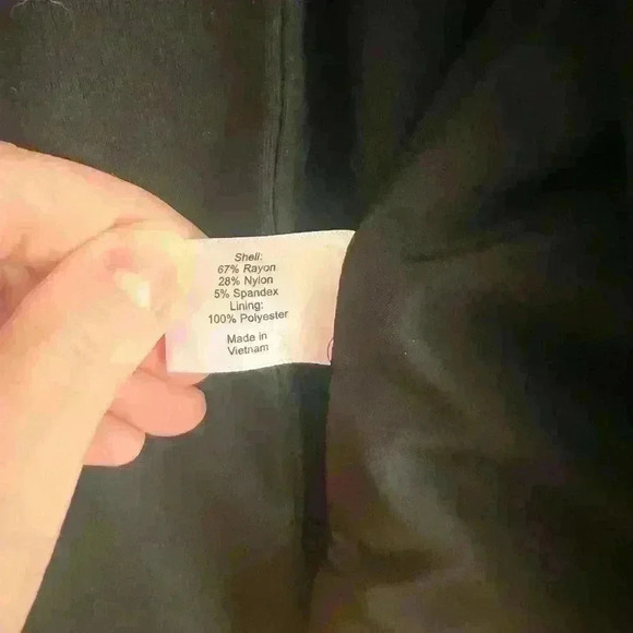 Lane Bryant Blazer Womens Plus size 18 Black Ponte Stretch The Bryant Blazer - Picture 6 of 8